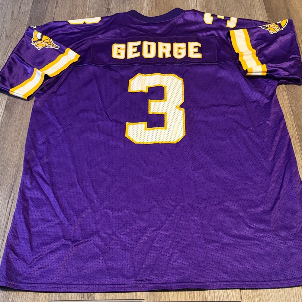 Jeff George #3 Vintage Minnesota Vikings Jersey